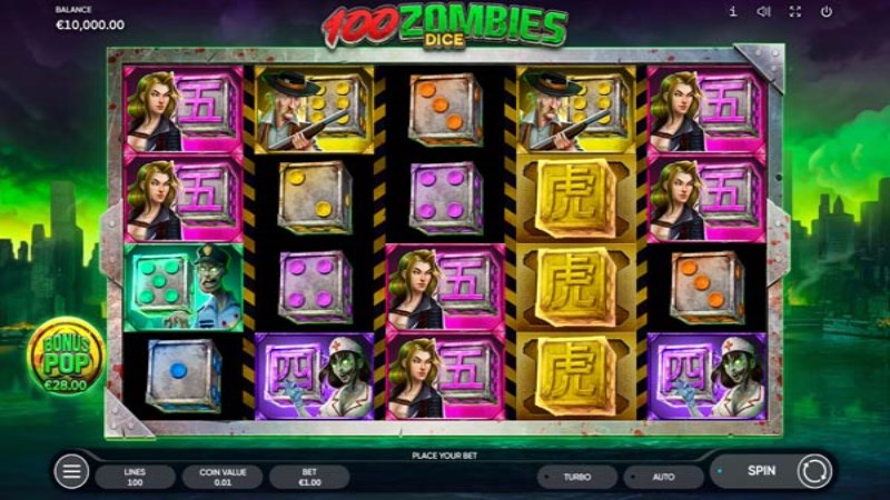 100 Zombies Dice