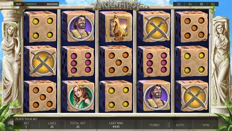 Ancient Troy Dice
