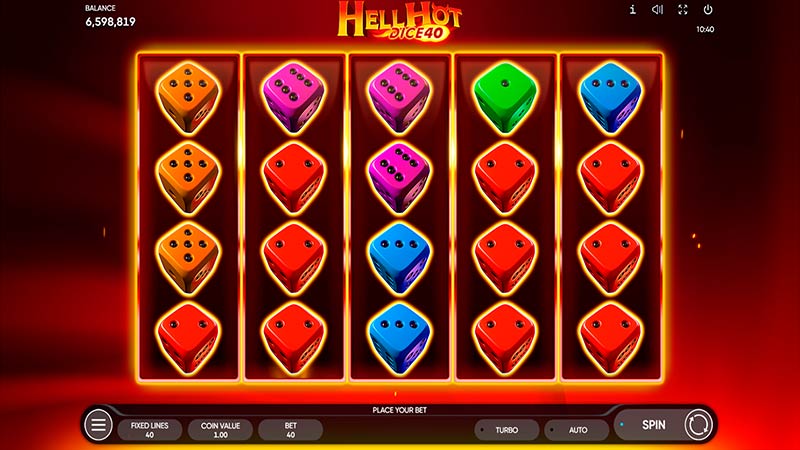Hell Hot 40 Dice