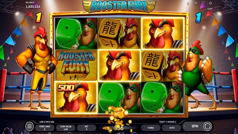 Rooster Fury Dice