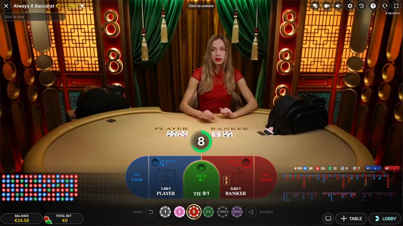 Always 8 Baccarat