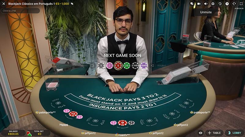 Blackjack Classic in Portuguese 1