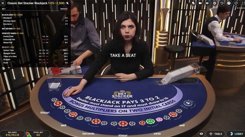 Classic Bet Stacker Blackjack 1