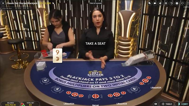 Classic Bet Stacker Blackjack 3