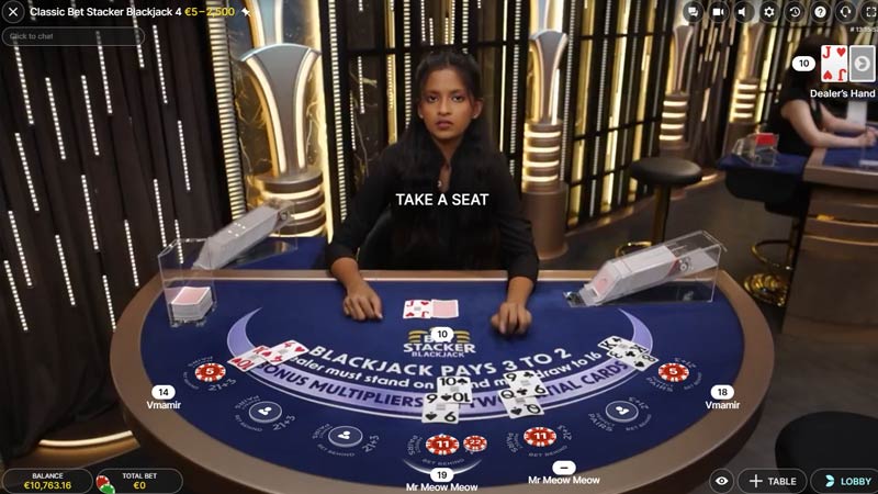 Classic Bet Stacker Blackjack 4