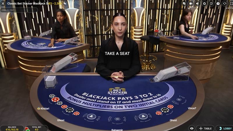 Classic Bet Stacker Blackjack 5