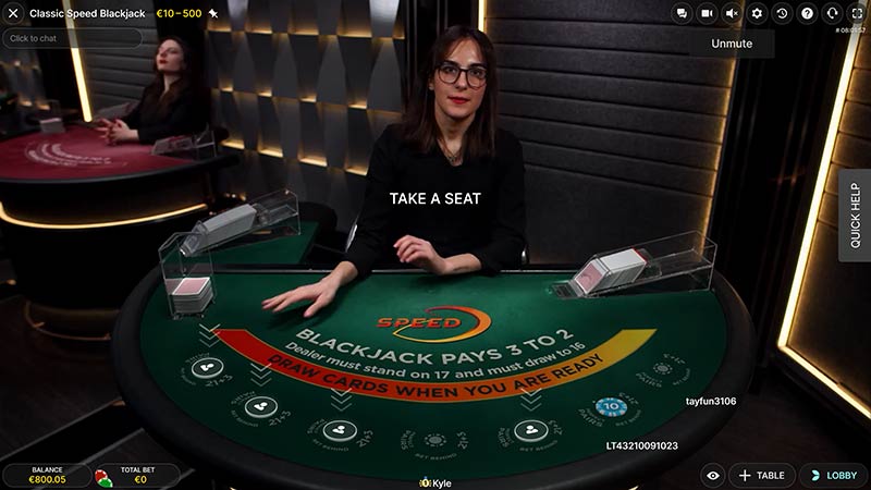Classic Speed Blackjack 2