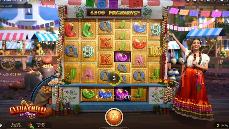 Extra Chili Epic Spins