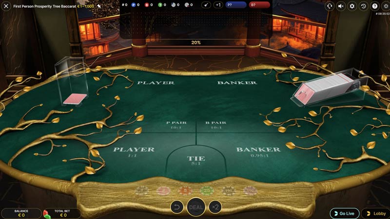 First Person Prosperity Tree Baccarat