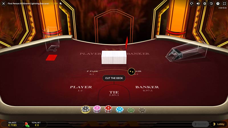 First Person XXXtreme Lightning Baccarat