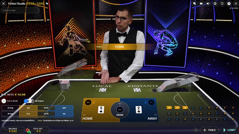 Football Studio in Spanish