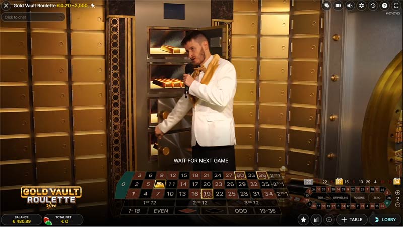 Gold Vault Roulette