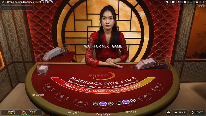 Grand Korean Blackjack