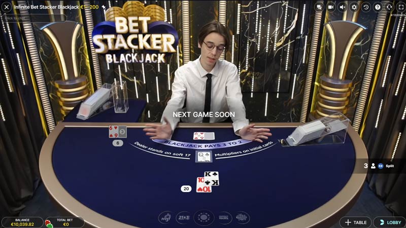 Infinite Bet Stacker Blackjack