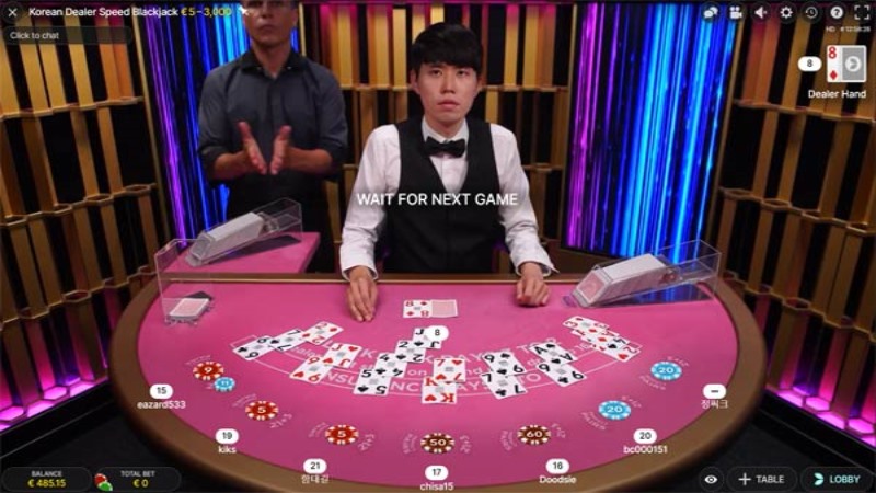 Korean Dealer Speed Blackjack