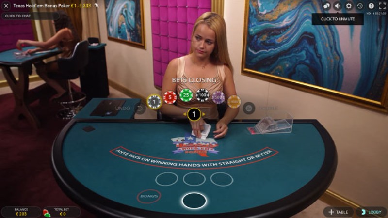 Texas Holdem Bonus