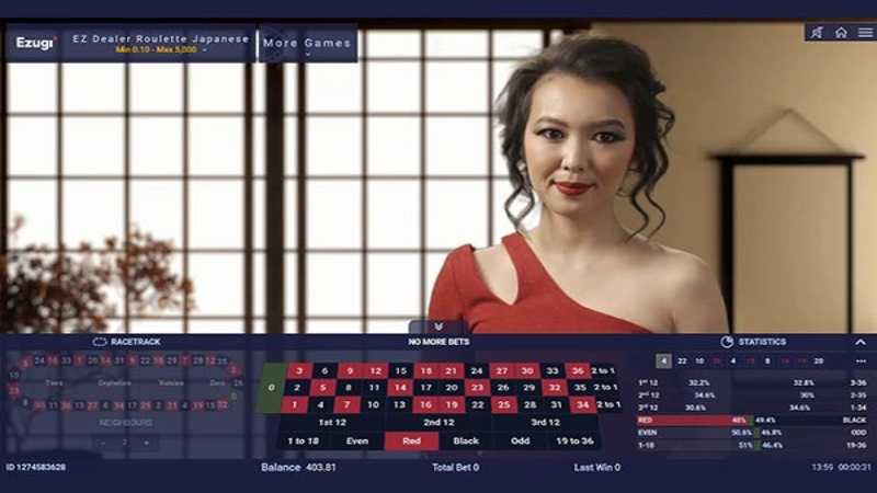 Dealer Roulette Japanese