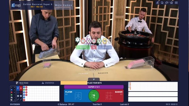Golden Baccarat Super Six