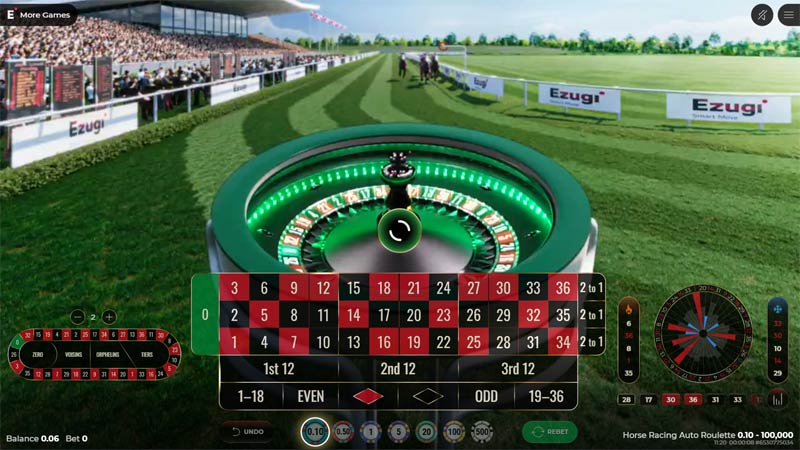 Horse Racing Auto Roulette