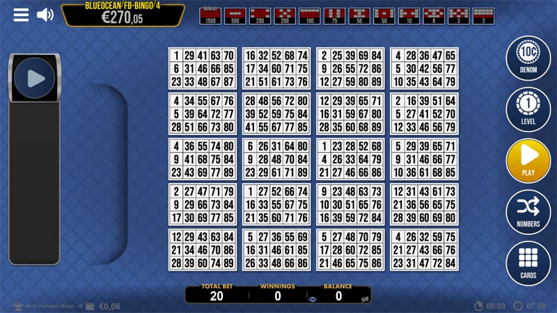 Multi Champion Bingo