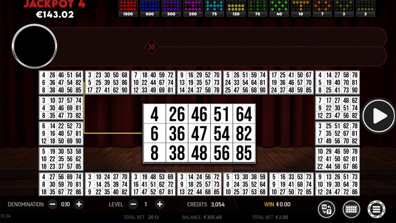 Rock Star Bingo 20 Cards Full HD
