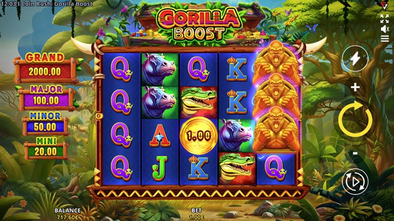 Coin Rush Gorilla Boost RUNNING WINS