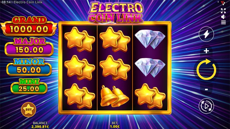 Electro Coin Link Running Wins 3x3