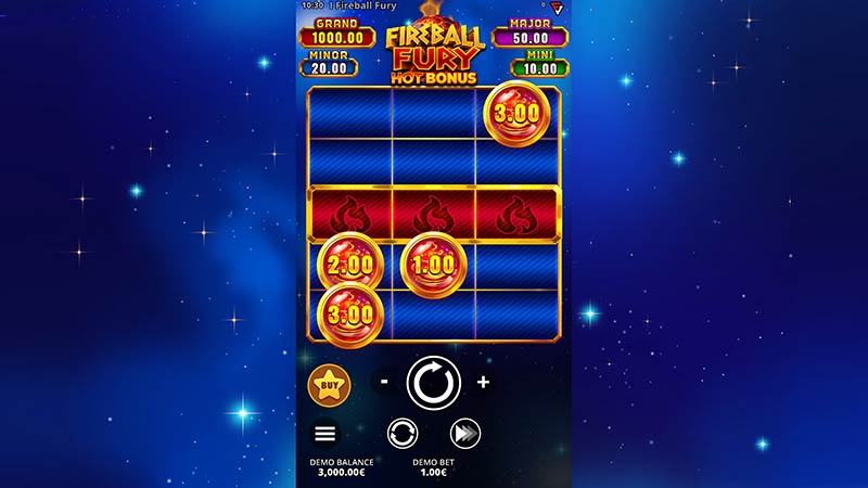 Fireball Fury Hot Bonus