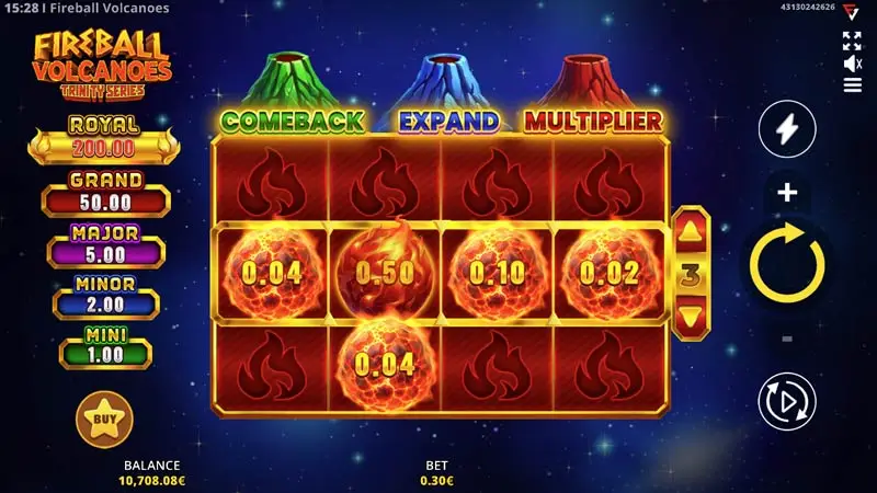 Fireball Volcanoes Trinity Series