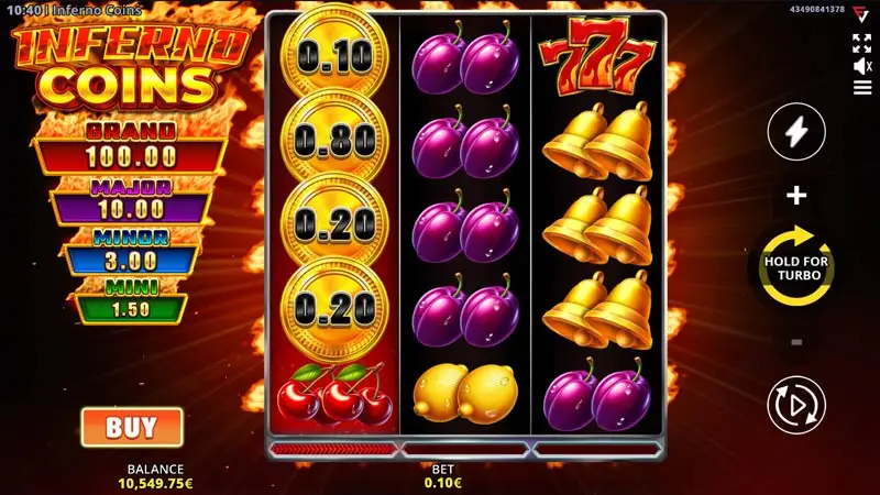 Inferno Coins ULTIMATE RUNNING WINS