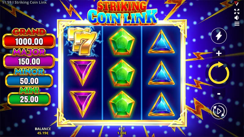 Striking Coin Link RUNNING WINS