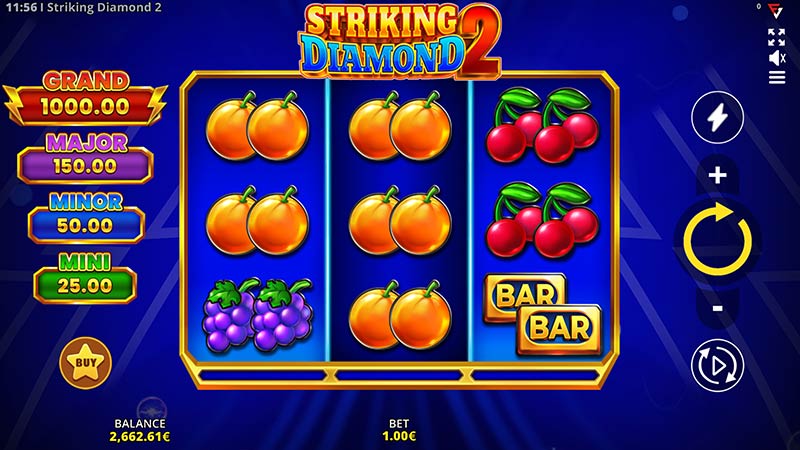 Striking Diamond 2 RUNNING WINS