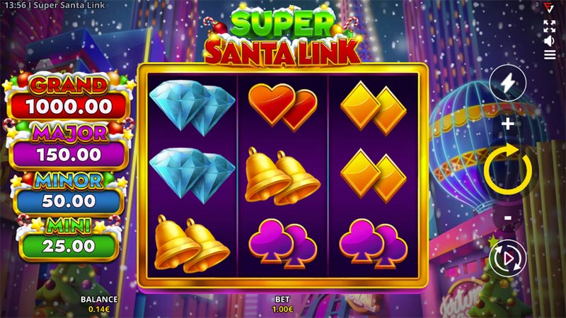 SUPER SANTA LINK RUNNING WINS