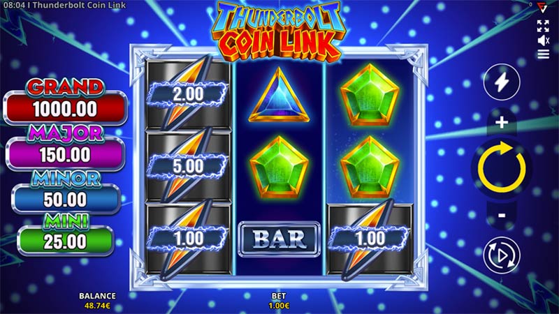 Thunderbolt Coin Link RUNNING WINS