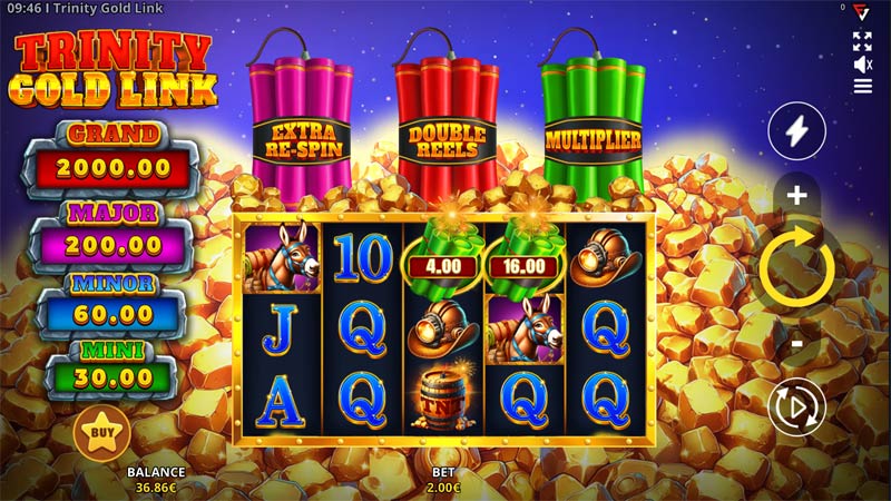 Trinity Gold Link RUNNING WINS