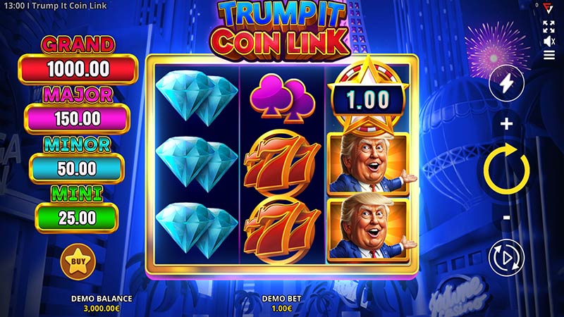 Trump It Coin Link RUNNING WINS