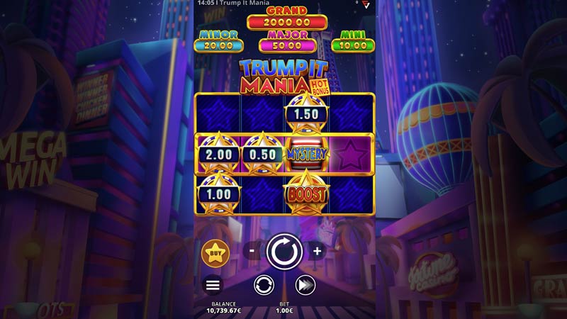 Trump It Mania Hot Bonus