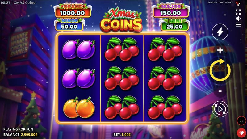 Xmas Coins Running Wins
