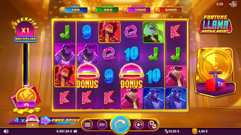 Fortune Llama Hyper Heist