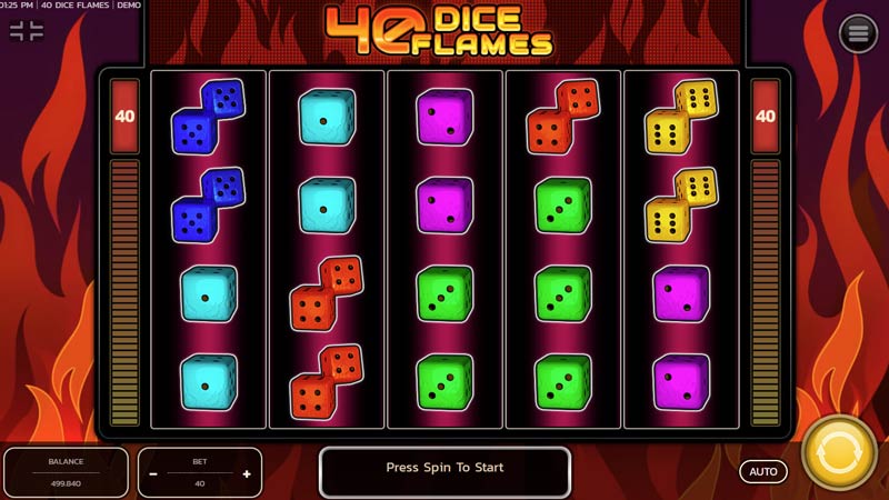 40 Dice Flames