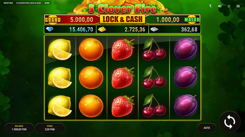 5 Clover Fire Lock and Cash