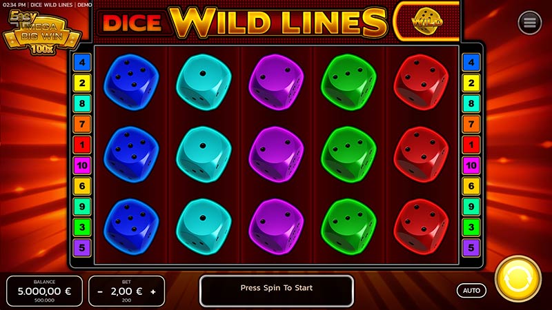 Dice Wild Lines