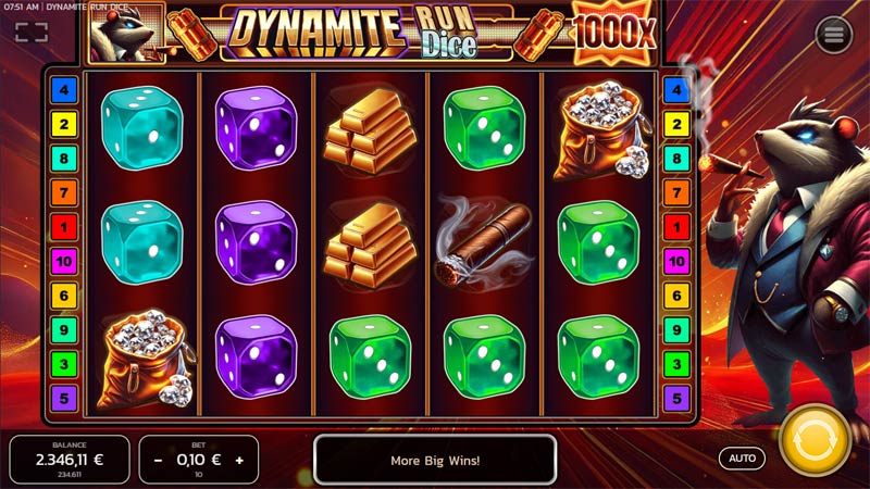 Dynamite Run Dice