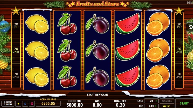 Fruits and Stars Christmas