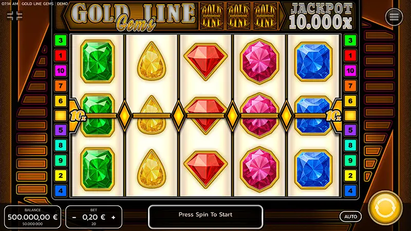 Gold Line Gems