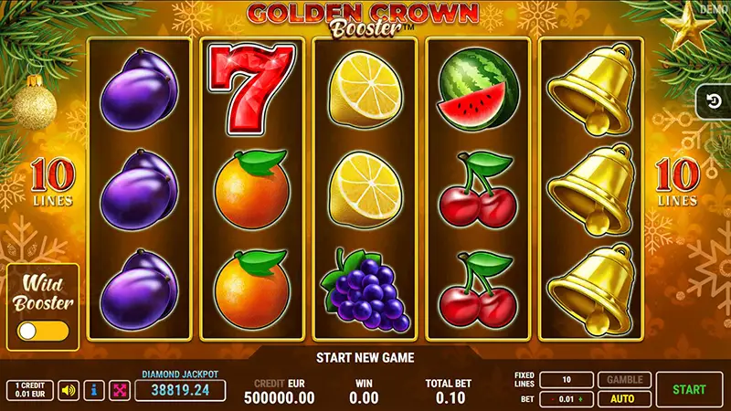 Golden Crown Christmas Booster