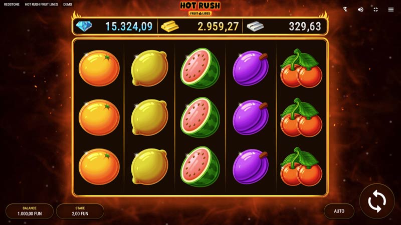 Hot Rush Fruit Lines