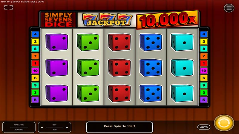 Simply Sevens Dice