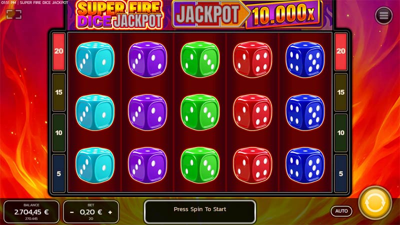 Super Fire Dice Jackpot