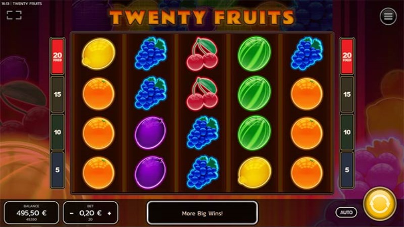 Twenty Fruits